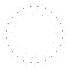 キラキラが円形に広がる花火