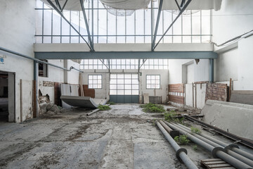 old abandoned factory