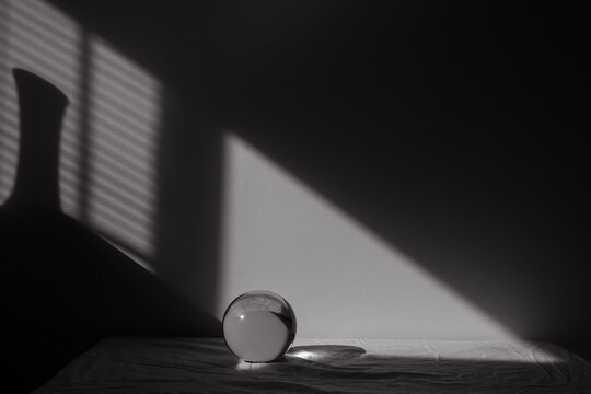 An Empty Darkness: B&w Still Life.