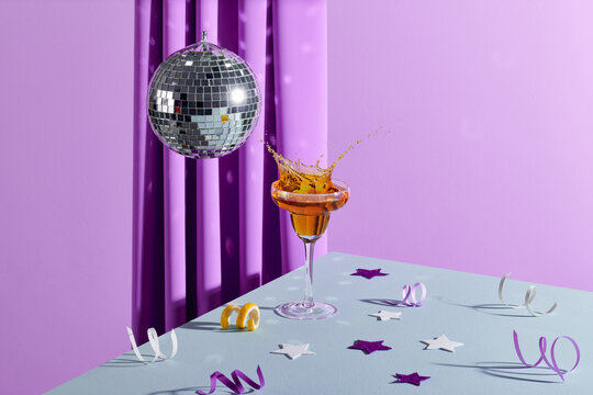 cosmopolitan on the disco dance floor
