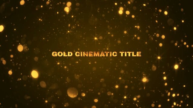 Gold Cinematic Title