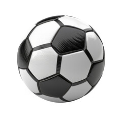 Fototapeta premium Close-Up Shot of Isolated Soccer or Football Ball, Generative AI