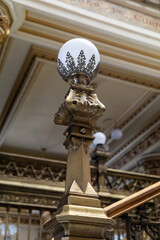 Golden Colonial French style Lamp that Illuminates Palace Elegance