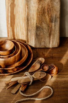 Wooden props