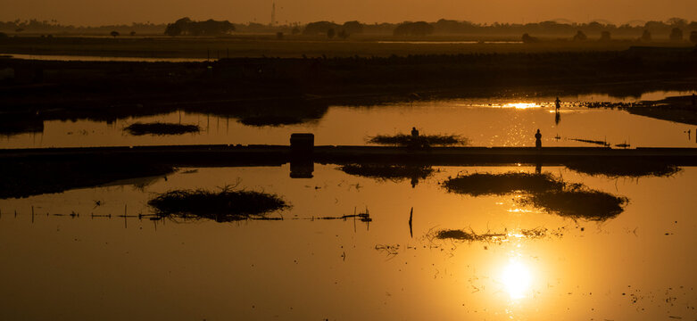 Irrawaddy River in Bagan, Myanmar