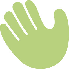 Hand Palm Silhouette