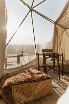Cozy chillout tent