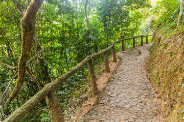 Path to Huai Mae Sai waterfall near Chiang Rai, Thailand