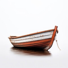 Fototapeta premium a canoe sailing