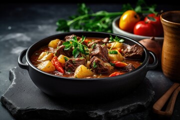 beef stew with vegetables, generative ai