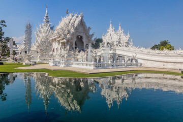 Wat Rong Khun (White Temple) in Chiang Rai province, Thailand