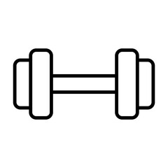 dumbbell icon, dumbbell simple vector icon