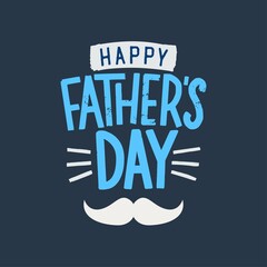 Fototapeta na wymiar Father Day Card Design | Father's Day Post | Father's Day Banner | Fathers Day poster | Father day Vector | Fathers Day Illustrations | father day