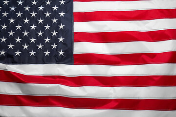 Fototapeta premium National flag of USA as background, closeup