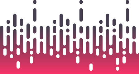Equalizer multicolored background illustration 16:9 screen with transparent background