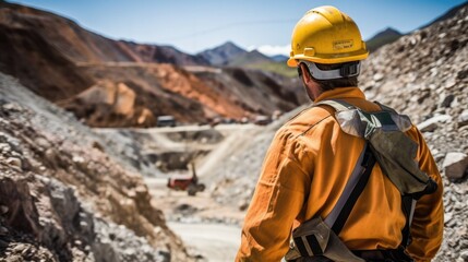 mining engineer at a mine site generative ai