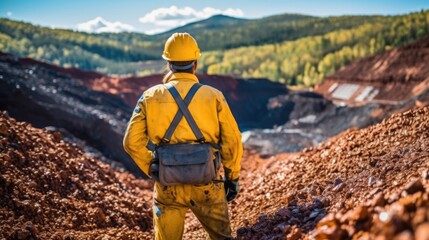 mining engineer at a mine site generative ai
