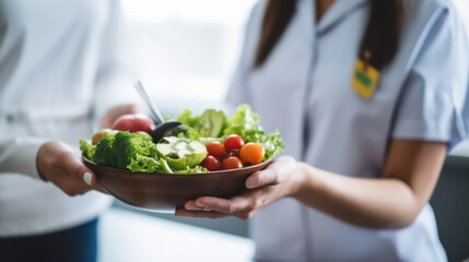 nutritionist advising a client on healthy eating generative ai