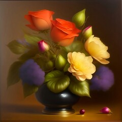 vase with flowers