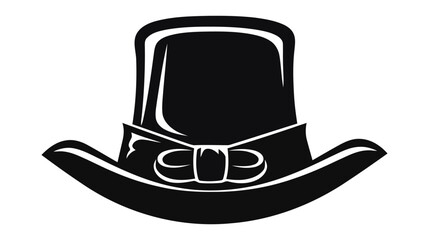 Vintage old hat. Male head cap. Old fashion clothes. Elegent hat. Vector illustration on white background