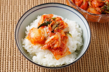 キムチご飯