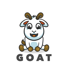 Goat cartoon cute