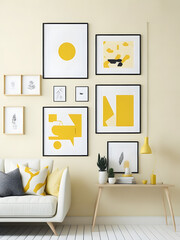 modern family home, framed album