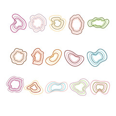 wood lines illustration vector design
