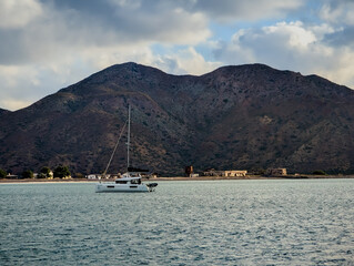 Tranquil Scenery and Yachting in Baja California