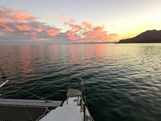 Sunset Serene Views of Isla Carmen's Coastal Beauty