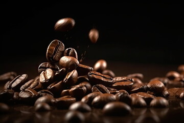 Fototapeta premium coffee beans background