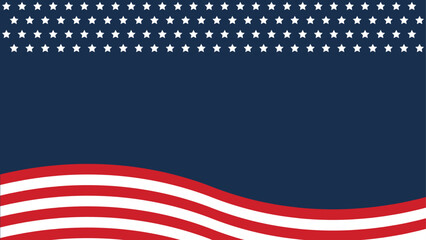 American flag themed background, space for your text