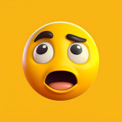 Confused Emoticon. AI Generated 