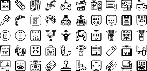 Fototapeta na wymiar Set Of Remote Icons Collection Isolated Silhouette Solid Icons Including Home, Laptop, Business, Internet, Work, Communication, Technology Infographic Elements Logo Vector Illustration