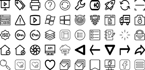 Set Of Interface Icons Collection Isolated Silhouette Solid Icons Including Vector, Frame, Design, Digital, Screen, Interface, Template Infographic Elements Logo Vector Illustration