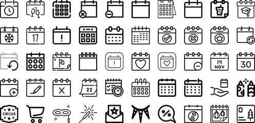Set Of Event Icons Collection Isolated Silhouette Solid Icons Including People, Seminar, Business, Conference, Meeting, Background, Event Infographic Elements Logo Vector Illustration