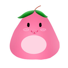 cartoon fruit, colorful fruit, cute, illustration, collage, cartoon, emotion, emotional, beautiful,