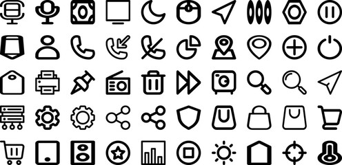 Set Of Interface Icons Collection Isolated Silhouette Solid Icons Including Digital, Frame, Interface, Template, Vector, Screen, Design Infographic Elements Logo Vector Illustration