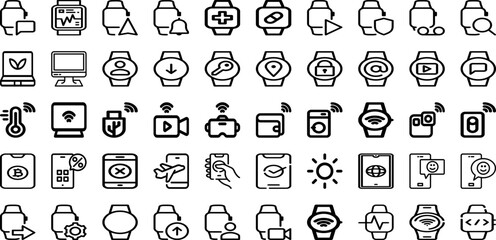 Set Of Smart Icons Collection Isolated Silhouette Solid Icons Including Technology, Icon, Concept, Wireless, Internet, Modern, Smart Infographic Elements Logo Vector Illustration