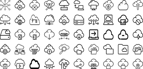 Set Of Computing Icons Collection Isolated Silhouette Solid Icons Including Computer, Modern, Laptop, Screen, Technology, Display, Business Infographic Elements Logo Vector Illustration