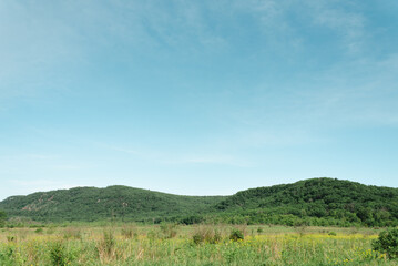 Rolling Hills near Devil's Lake State Park in Wisconsin