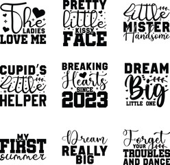 Obraz premium baby and kids svg bundle