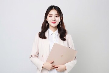 Obraz premium Portrait asian business woman smiling confident