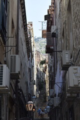 Naklejka premium street in the town