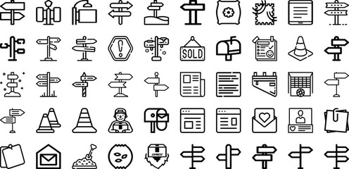 Set Of Post Icons Collection Isolated Silhouette Solid Icons Including Business, Vector, Design, Background, Template, Post, Banner Infographic Elements Logo Vector Illustration