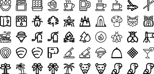 Set Of Rest Icons Collection Isolated Silhouette Solid Icons Including Lifestyle, Rest, Relax, Leisure, Home, Young, Person Infographic Elements Logo Vector Illustration