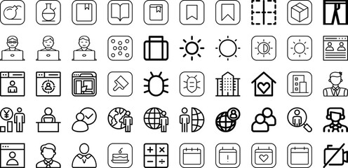 Set Of User Icons Collection Isolated Silhouette Solid Icons Including Business, Icon, User, Vector, People, Avatar, Illustration Infographic Elements Logo Vector Illustration