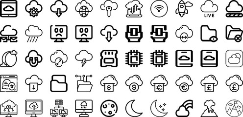 Set Of Loud Icons Collection Isolated Silhouette Solid Icons Including Announcement, Speaker, Vector, Loudspeaker, Voice, Sound, Loud Infographic Elements Logo Vector Illustration