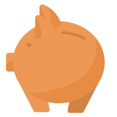 piggy bank with money