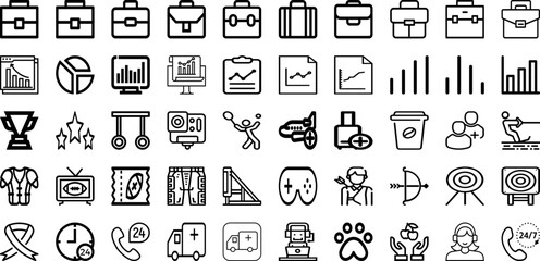 Set Of Port Icons Collection Isolated Silhouette Solid Icons Including Cargo, Industry, Freight, Boat, Ship, Shipping, Crane Infographic Elements Logo Vector Illustration